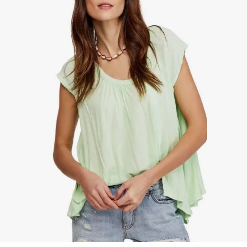 NWT Free People Keep It Casual Tee